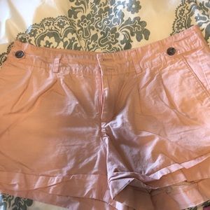 Banana Republic Red and white shorts